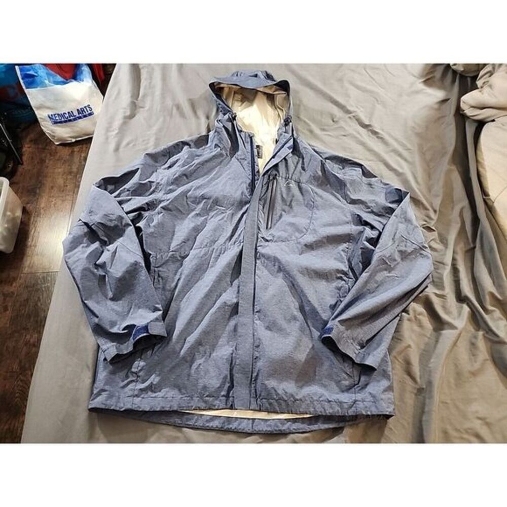 Paradox Jacket Mens XXL 2XL Blue Full Zip‎ Water Resistant Windbreaker Coat